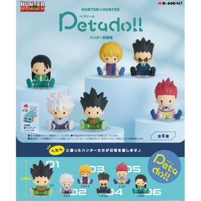 Re-ment HUNTER×HUNTER petadoll 公仔系列(原盒6pcs) 再販